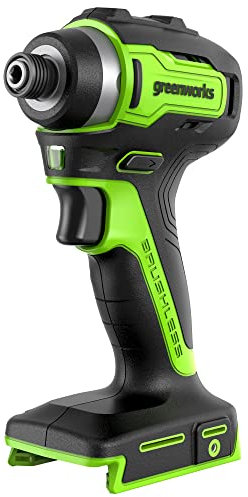 Greenworks 24V Brushless 1950 in./lbs Impact Driver, 1/4-inch Hex Variable Speed, Tool Only
