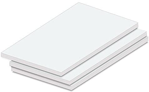 PRICARO Bloc de notas en blanco, tamaño A5, 3 unidades