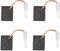 VGOL 2 Paar Kohlebürsten kompatibel mit Metabo W12-125 Winkelschleifer Elektrowerkzeuge Elektrowerkzeuge Motorbürsten Ersatzzubehör 6 x 12,5 x 15 mm