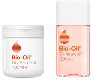 Bio-Oil Dry Skin Gel - Hydrating Gel to Aid Signs and Symptoms of Dry Skin - Non-Comedogenic - 1 x 100 ml & Skincare Oil - Improve the Appearance of Scars, Stretch Marks and Skin Tone - 1 x 60 ml