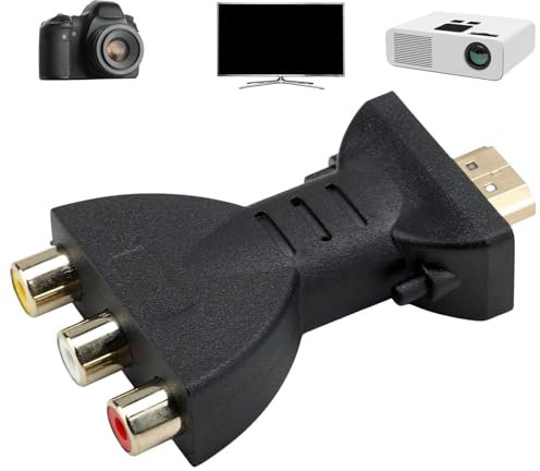 RCA HDMI Video Adapter - 1080P High-Definition AV to HDMI Converter for PC, Laptop, VCR, Camera, DVD, PS2