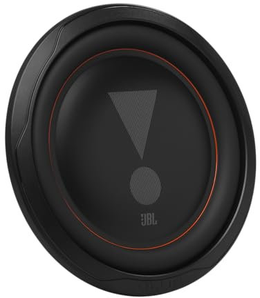 JBL Club 102SL - 10” Shallow Mount subwoofer w/SSI™ (Selectable Smart Impedance) Switch from 2 to 4 ohm, 350W RMS, 1050W Peak, Sensitivity (1W/1m): 81dB, Frequency Response (-6dB): 35Hz – 500Hz