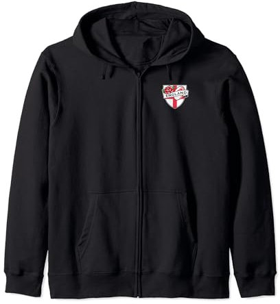 England Rugby Fan Merch Ball Flagge Tudor Rose Kapuzenjacke