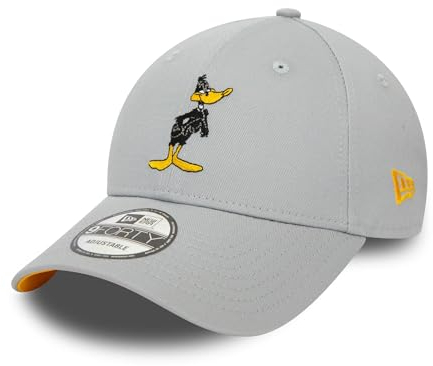 New Era Looney Tunes Fankappe Daffy Duck Zeichentrick Strapback verstellbar Cap Basecap Ente grau - One-Size