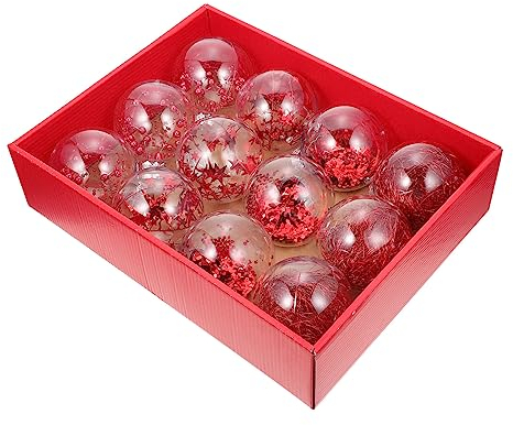 MAGICLULU 3 Kisten Weihnachtskugel-Anhänger Türdekoration Christbaumschmuck Kugeln weihnachtsbaumkugeln anhänger christbaumkugeln anhänger Hochzeitsdekorationen Ornament Lob
