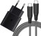 Cargador Rápido de 25W para Samsung, Cargador USB C con Cable de Carga de Nylon Tipo C de 2M para Samsung Galaxy S25/S24/S23/S22/S21/S20 Ultra/Z Flip 5/Z Fold 6/S10/A55/A15/Note20, Adaptador USBC