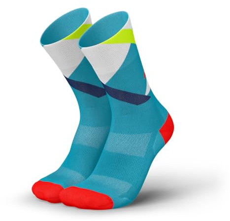 INCYLENCE ULTRALIGHT Laufsocken für Damen und Herren, atmungsaktiv und sehr dünn, 1 Paar (DE/NL/SE/PL, Numerisch, 39, 42, Regular, Regular, Strikes Blue Inferno)