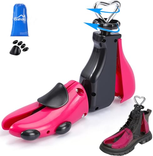 Exshoiu Embauchoir à Chaussures pour Bottes, Elargisseur Chaussure Bottes, Professionnel Agrandisseur Chaussure Réglable Largeur et longueurs pour Homme/Femme