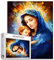 Tucocoo 1000 Teile Puzzles für Erwachsene Mutter Maria Malerei Jigsaw Puzzle Baby Jesus 1000 Teile Puzzles für herausfordernde Familienaktivität Spiel Mercy Spirituelle Kunst DIY Puzzle Wanddekoration
