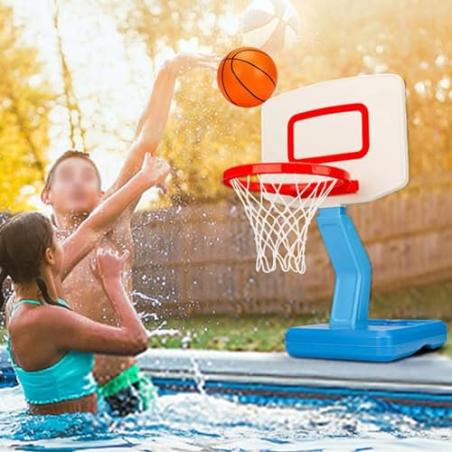 Canestro da piscina Canestri Da Piscina Portatili Con Robusto Tabellone Da Basket, Canestri Da Piscina Per Interni Ed Esterni Facili Da Montare, Canestri Da Piscina Per Bambini/ Adolescenti/ Adulti