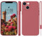 WXX iPhone 13 Hülle Silikon Case, Handyhülle iPhone 13 Dünn Slim mit Microfiber, Kratzfeste Rundumschutz Case Hülle für iPhone 13 6.1'' 2021 Rot