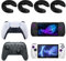 HandheldDIY Joystick-Schutz für ASUS ROG Ally/ROG Ally X/Switch Pro Controller/PS4 5 Controller, ROG Ally Zubehör, strapazierfähiges ABS-Material, Massenprodukt, 2 Paar (schwarz)
