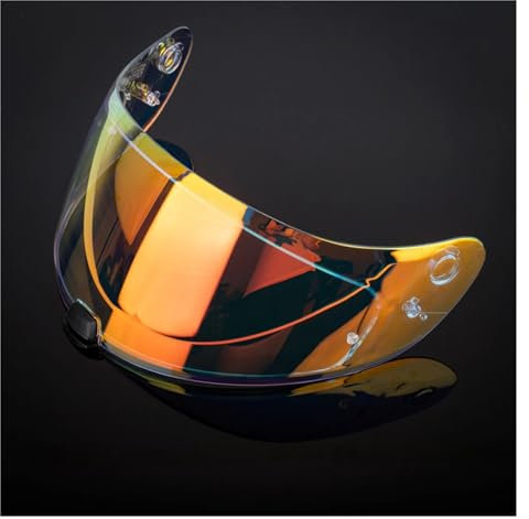SZSMHL Helmvisier, Motorradhelm-Visier Compatible with H-JC HJ-20-M C-70 IS-17 UV-Windschutzscheibe Motorradhelm-Visierlinse Helmlinse(B)
