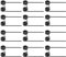 VGOL 12 paia di ventole a molla per ventola a molla sinistra e destra, molla resistente, compatibile con AL-KO 38 E 38 P 32 VLE 38 VLB 38 VLE nero 56 x 11 mm