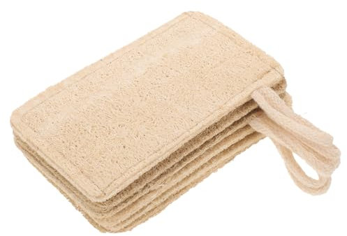 SEWOART 6st Luffa-zellstoff-scheuerbürste Luffaschwämme Für Geschirr Küchenreiniger Schwammwäscher Küche Luffaschwämme Spülschwamm Luffaschwämme Zum Reinigen Luffa-waschgeschirr Luffa