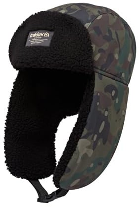 Trakker Techpro Camo Trapper Hat, camouflage, Einheitsgröße