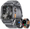 LIGE Smartwatch Herren mit Telefonfunktion,1,96 HD Militär Smart Watch 380mAh,100+ Sportmodi Herzfrequenz Schlafmonitor IP68 Wasserdicht Fitnessuhr für Android iOS Schwarz
