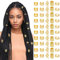 Tyqour 50 Stück Gold Haarschmuck für Zöpfe Verstellbar Metall Dreadlocks Schmuck Gold Haaranhänger für Frauen, Zopfschmuck mit Goldenen Anhängern, Hair Accessories Loc Hair Jewelry for Women Braids