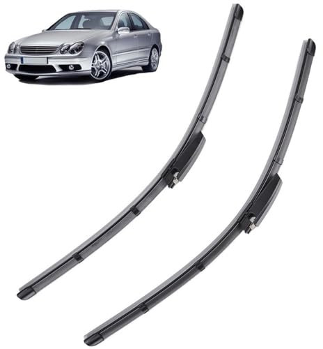 Generisch 2-teilige Scheibenwischerblätter vorne, für Mercedes-Benz C-Klasse C160 C180 C200 C230 C240 ​​C280 C350 C32 C55 W203 2004-2007