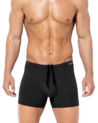 Arjen Kroos Maillot de Bain Homme Boxer, Short de Bain à Séchage Rapide | Calecon Swim Trunks avec Cordon de Serrage Réglable pour Piscine Plage