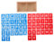 Milisten Montessori Sandpaper Alphabet Board for Children Wooden Educational Tool for Language Learning Classroom Supplies and Home Use for Toddlers and Preschool Boys and Girls