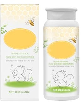 Baby-Puder, Talkfrei und Hypoallergen für Sicheren und Sanften Komfort, Natürlichen Ursprungs