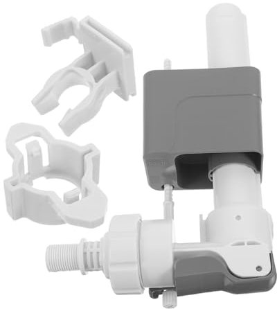 NUOBESTY Concealed Side Entry Toilet Fill Valve Stainless Steel Water Inlet Valve for Toilet Tank for Bathroom Plumbing Supplies
