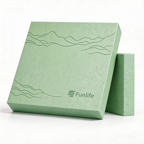 FunLife Balance Pad 40 × 40 × 5 cm – Gleichgewichtskissen | Für Balance-, Stabilitäts- und Koordinationstraining. Ideal für Fitness, Yoga und Physiotherapie. Rutschfest bis 150 kg.