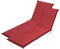 Traumnacht Komfort 2er Set Liegenauflagen Outdoor rot mit abnehmbarem Bezug, 190 x 58 x 6 cm, Öko-Tex zertifiziert, produziert nach deutschem Qualitätsstandard