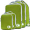 Cipway - 5 Set Kompressions-Packwürfel für Reisen, ultraleichte Verpackungsorganisatoren für Gepäck, Koffer und Rucksack (grün), L