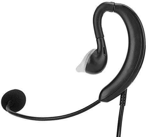 PUSOKEI USB Ear-Hook Headset, Stereo HiFi Sound Headphone, Computer Notebook Earphone with Microphone Support One-key Mute for Skype/QQ/MSN