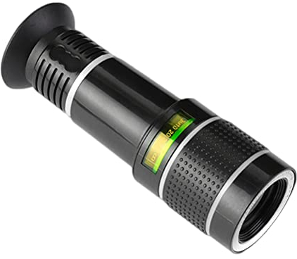 PartyKindom Universal 20X Phone Telescope Lens Telephoto External Smartphone Camera Lens with Patch for Phone for