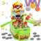 Ulikey Hämmern Maulwurf Spiel, Schlag den Maulwur, Whack Spiel mit 2 Hämmern+12 Spielmünzen, Elektronisches Mini Arcade Spielzeug Münzspiel Weihnachten Geschenk für Kleinkinder im Alter von 3-6 Jahren