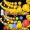 StarryEver 20M LED Lampions Lichterkette Außen Strom, Warmweiß und Bunt 11 Modi Lampion Lichterkette mit Fernbedienung, 80 LED Chinesische Laternen Beleuchtung Lichterketten Draußen für Patio Balkon