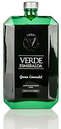 Verde Esmeralda - Olio Extra Vergine di Oliva - Picual 500ml, Green Emerald | Olive Oil Premium filtrato de Cazorla, extravergine di oliva fruttato equilibrato, erba fresca. (Picual)