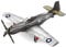 WANGE Maqueta de Mustang P-51. Modelo de Avión Caza Monomotor de Largo Alcance para Armar con Bloques. Aeromodelismo 1:26