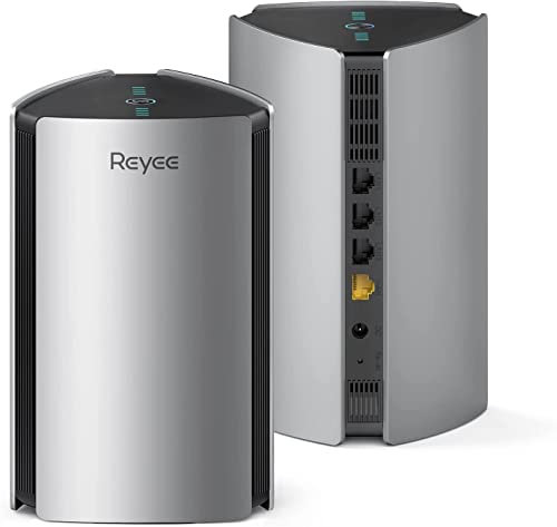 Reyee Sistema WiFi de malla para todo el hogar, router AX3200 Smart WiFi 6, cubre 6000 pies cuadrados, conecta hasta 150 dispositivos R6 (paquete de 2)