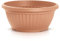 IMJ-Global Vaso per Fiori piante Tondo Terra Decorativo in Plastica Alto 13 cm da interno esterno Ø30 cm Colore Terracotta Design Classico 6 Litri