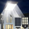 HYPOW 1000W Lampadaire Solaire Extérieur avec Télécommande Réverbères Solaire Puissante Étanche IP65 6500k 23000lm Blanc Froid pour Rue Garage Éclairage Public