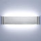 Lightsjoy 18W 40CM Wandleuchte Innen Moderne Wandlampe Silber Up and Down Licht IP44 Flurlampe Flur Belechtung für Schlafzimmer Korridor Wohnzimmer Treppe usw Kaltweiss