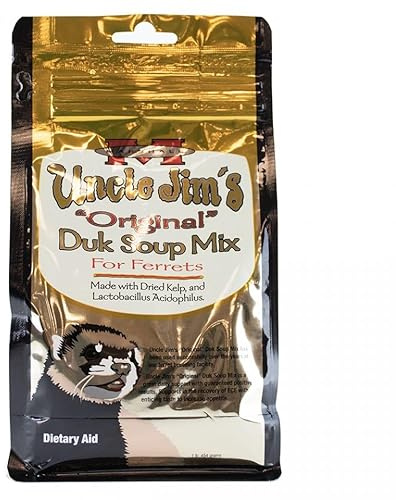 Marshall DUK Soup 1lb Bag - Premium Ferret Food for Small Pets -Uncle Jim's Original DUK Soup Mix - Marshall Ferret Food for Appetive