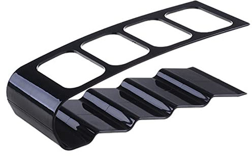 NEDLON 4 Rejillas Soporte De Control Remoto, Creatividad Inicio Escritorio Organizador Mando A Distancia Soporte Mando TV para Controlador De Tienda, Anteojos (Color : Negro)