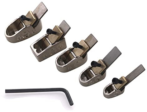 Kliplinc Rallador de pulgar para violín con llave ajustable para pianistas, color plateado