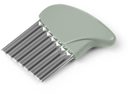 GOURMETmaxx Wellenschneider für perfekte Schnitte bei kunstvollen Obst- und Gemüseplatten sowie hausgemachten Pommes | Mühelos, sicher und immer ein Highlight [Edelstahl]