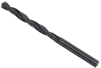 CoCud 6542 High Speed Steel Twist Drill Bits, 6.8mm Diameter 110mm Length, Black Oxide Straight Twist Jobber Drill Bit - (Applications: for Metal Woodwork Plastic Aluminum)