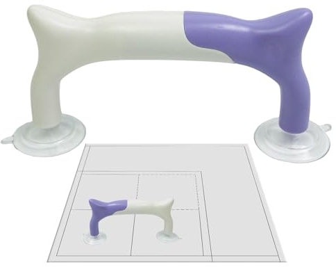 Lineal-Griffe zum Quilten, Lineal-Griff, doppelter großer Saugnapf, Lineal-Greifer für Quilten, Patchwork-Lineal, Nähwerkzeuge, einfach zu montieren und zu entfernen, ergonomischer Griff