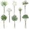 Betylifoy 65 Stück Künstliche Eukalyptus Deko Künstliche Zweige Deko Pflanzen Kunstpflanzen Grün Blätter Gefälschte Hortensien Blumen für Hochzeit DIY Bouquet Tisch Centerpiece Blumenarrangement (65)