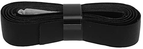 Cocoarm Griffband für Tennisschläger, Ledergriff-Tennisschläger-Übergriffband mit Klebstoff, Ersatz-Lederband für Tennisschläger, Badmintonschläger usw. Länge: 1 M, Breite: 25 Mm (Black)
