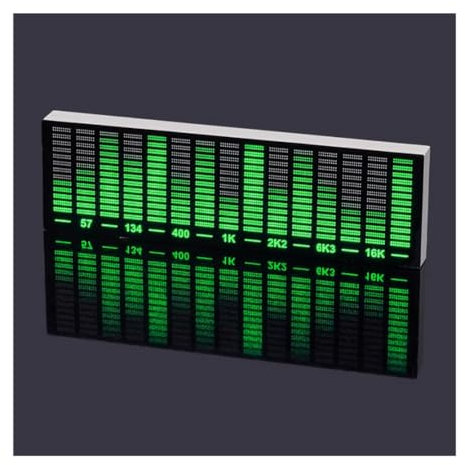 Spectrum Analyzer, Audio Visualizer, Sound Control Light, LED -Musikspektrum -Display für Gaming Room Car Decoration, für Umgebungsbeleuchtung, Dekoration usw.