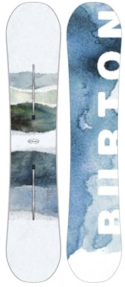 Burton - Snowboard Cultivator Flat Top Watercolor Herren – Größe 135 – Weiß